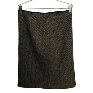 j crew 100% wool tweed a-line skirt women’s size 8. good condition